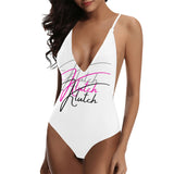 Sexy Lacing Backless One-Piece Swimsuit (Model S10)