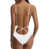 Sexy Lacing Backless One-Piece Swimsuit (Model S10)